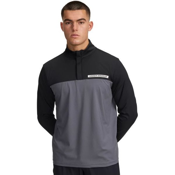 UA T2G 1/4 Zip-BLK