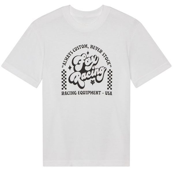 W Never Stock Ss Tee White