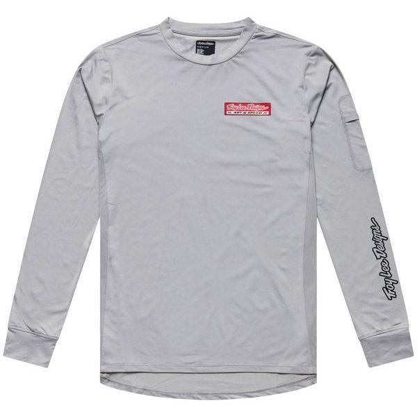 Ruckus Ride LS Tee Custom Paint Mid Gray