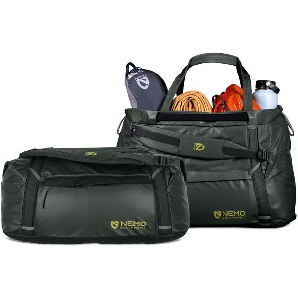 Double Haul Convertible Duffel 55L Black