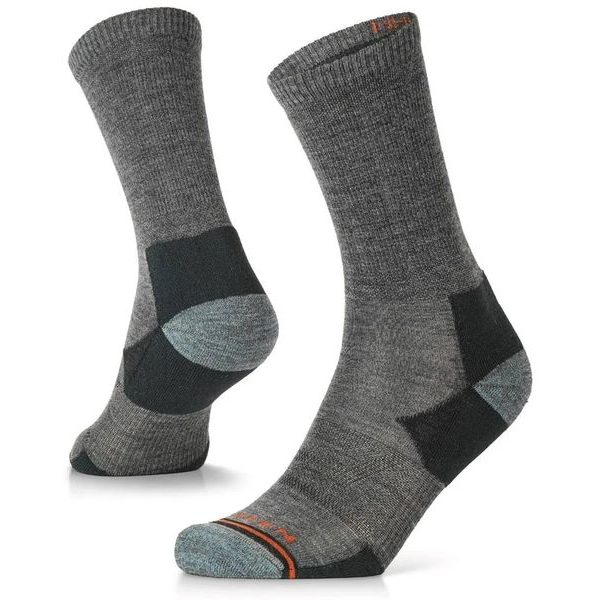 MERINO HIKE LIGHT CREW M, WHALES GREY