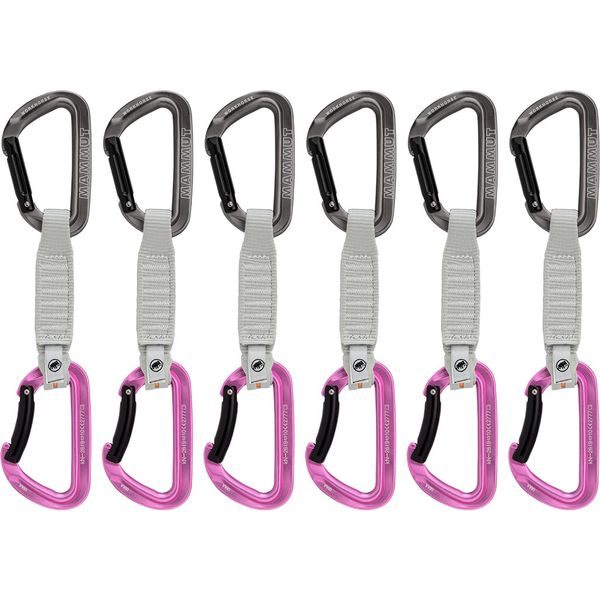 Workhorse Keylock 17 cm 6-Pack Quickdraws grey-pink