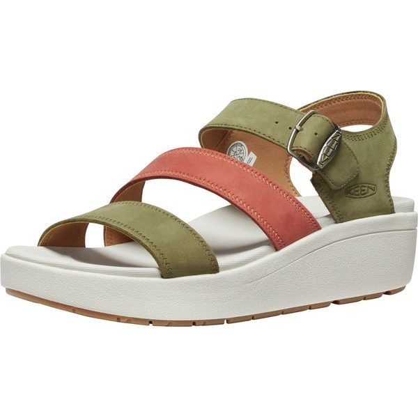 ELLECITY BACKSTRAP WOMEN, martini olive/baked clay