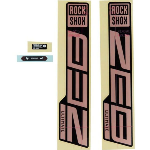 11.4018.105.051 - ROCKSHOX AM DECAL ZEB ULT 27/29 MCPRF/GLB
