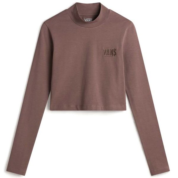 Mini Mock Neck LS PROGRAM DEEP TAUPE