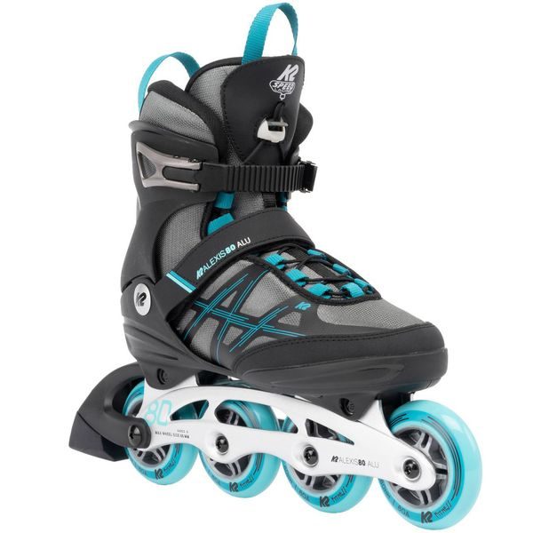 ALEXIS 80 ALU gray cyan