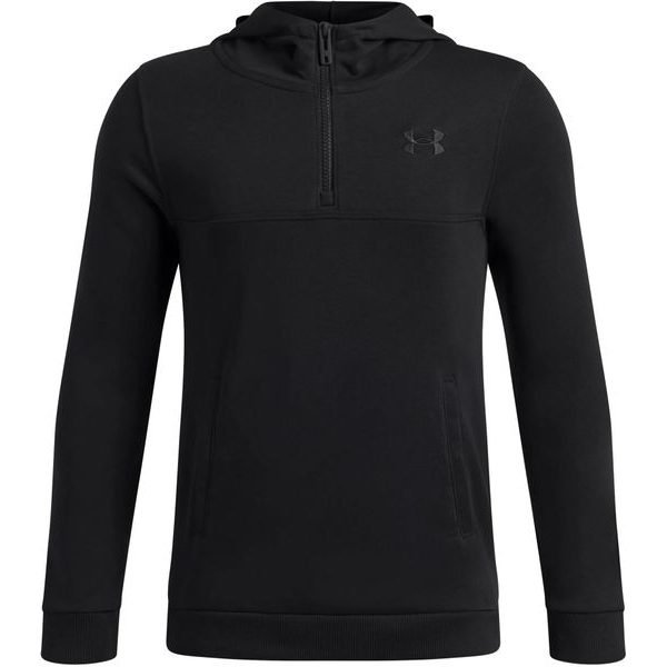 RIVAL LW 1/4 ZIP HOODIE-BLK