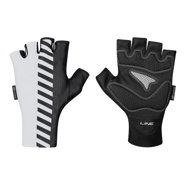 LINE bez zapínání bílo-černé