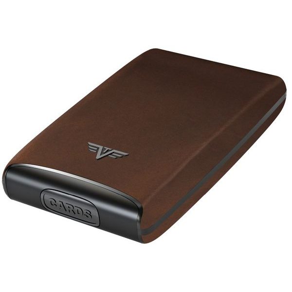 Credit Card Case RAZOR Fan - leather Vegetative Brown