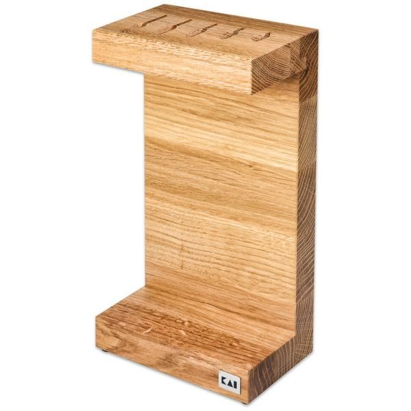 Blok na nože C na 5 dílů, dub