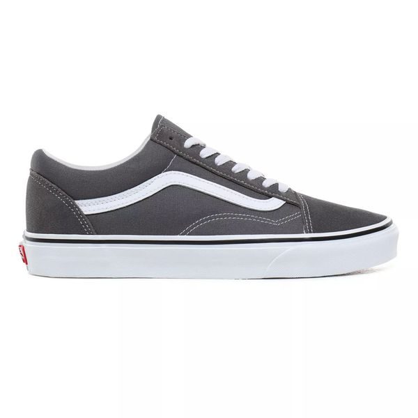 UA Old Skool, Pewter/True White