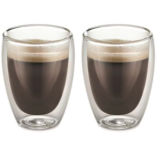 Sada sklenic z dvojitého skla 150 ml