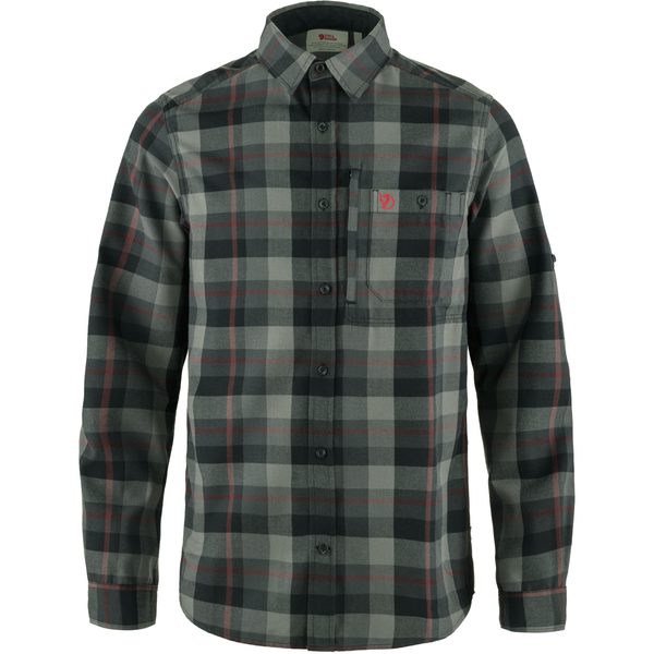 Fjällglim Shirt M Black-Grey