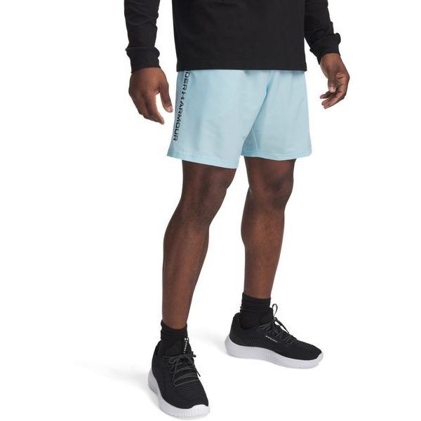 UA Tech Woven Wordmark Short modrá