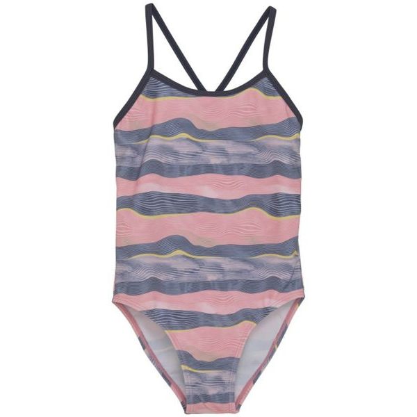Swimsuit Sporty, AOP-5039-Plumeria