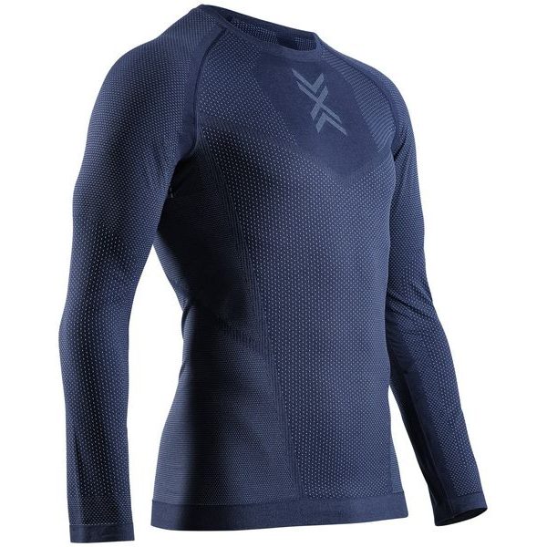 XCEED RUN SHIRT LS MEN Marine/Slate Blue