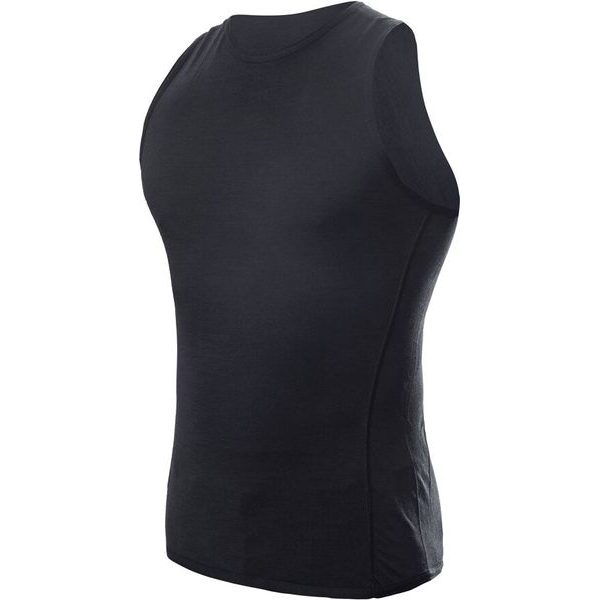 MERINO AIR pánské triko bez rukávu černá
