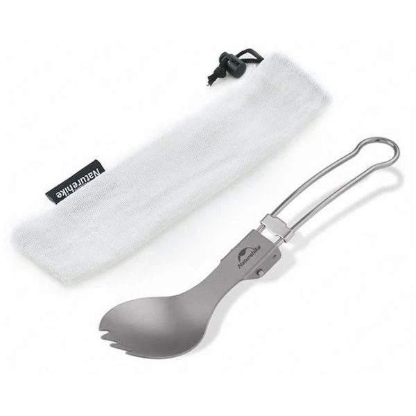 Titanium alloy outdoor travel folding tableware