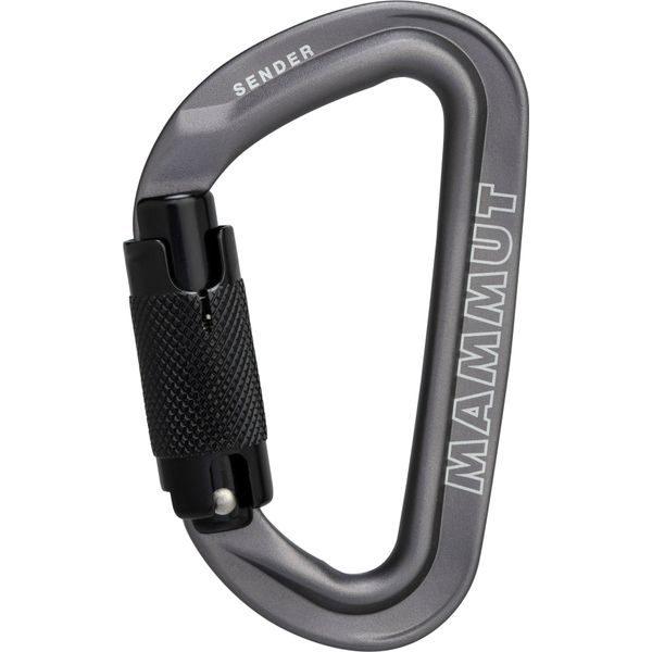 Sender Twistlock Carabiner, Grey