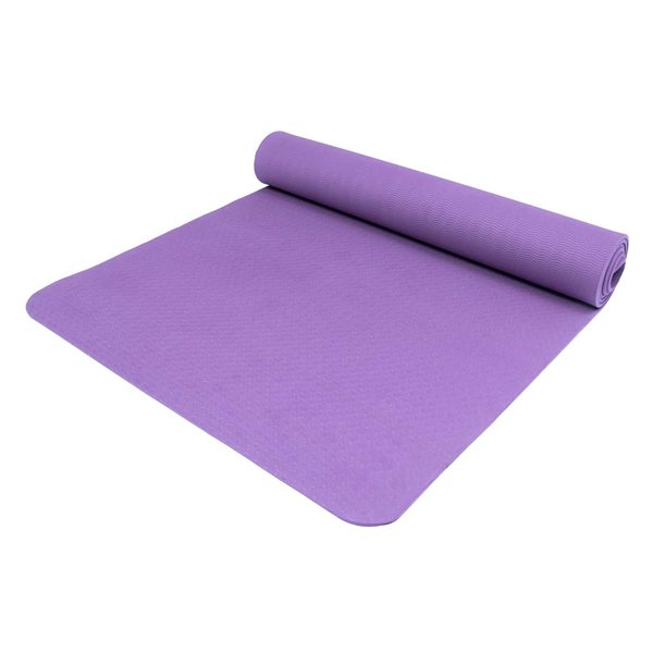 Yoga Mat TPE, tm.fialová, 195x61x0.6cm ks
