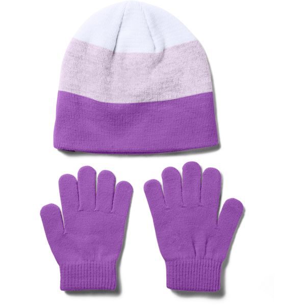 UA G Beanie Glove Combo, Purple