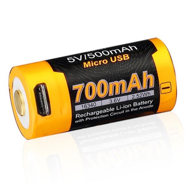 RCR123A / 16340 (Li-Ion) USB