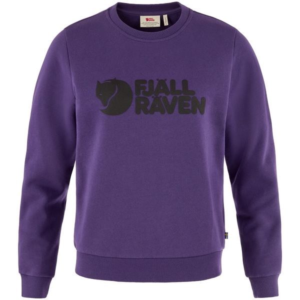 Fjällräven Logo Sweater W Dark Violet