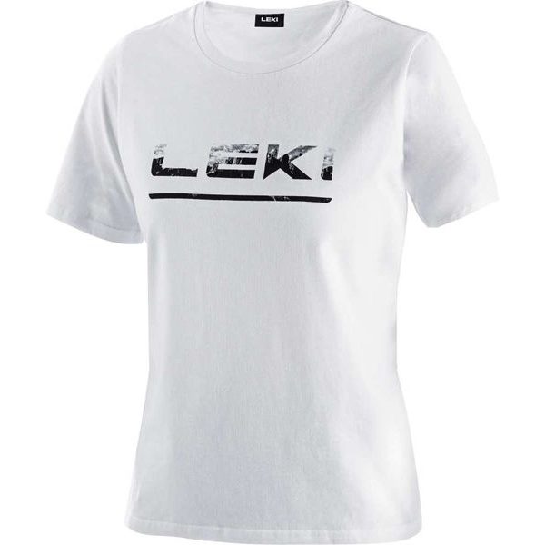 Logo T-Shirt LEKI Women, white-black