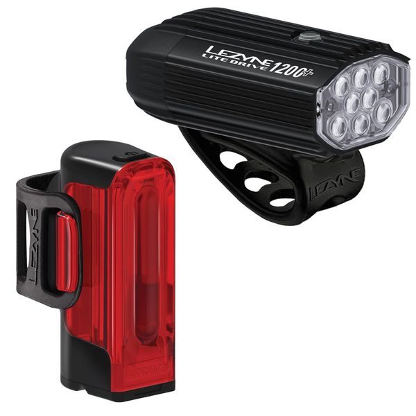 LITE DRIVE 1200+ / STRIP DRIVE PRO 400+ PAIR SATIN BLACK / BLACK