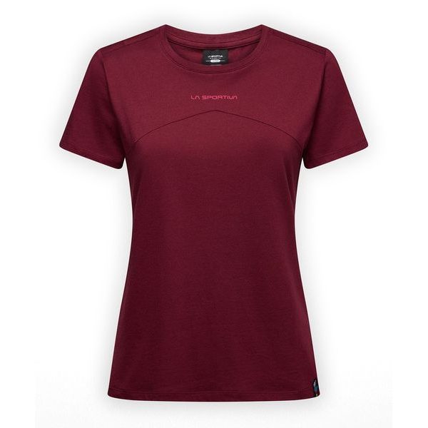 Roof T-Shirt W Redwood/Azalea