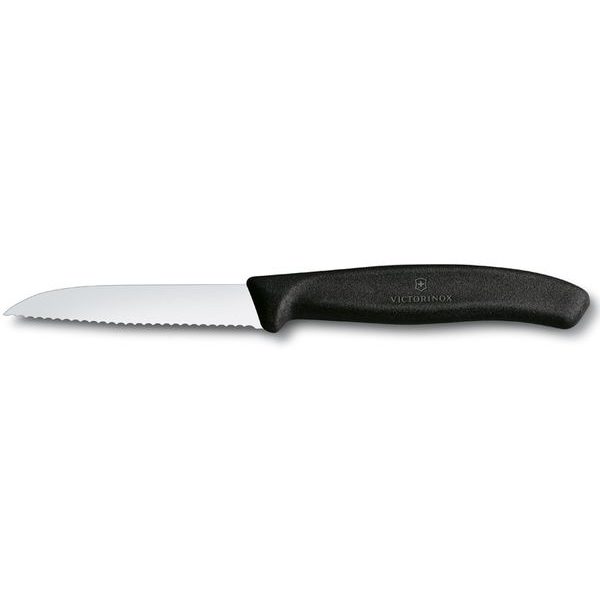 6.7433 Nůž na zeleninu 8cm plast černý