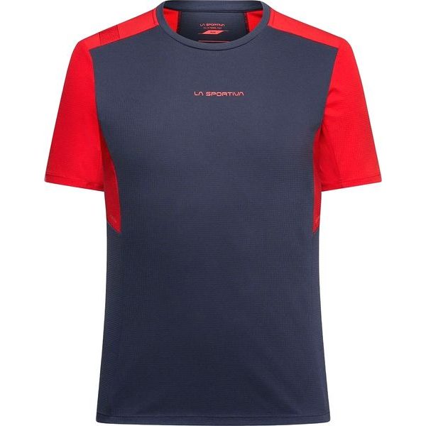 Ridge T-Shirt M Night Sky/Mountain Red