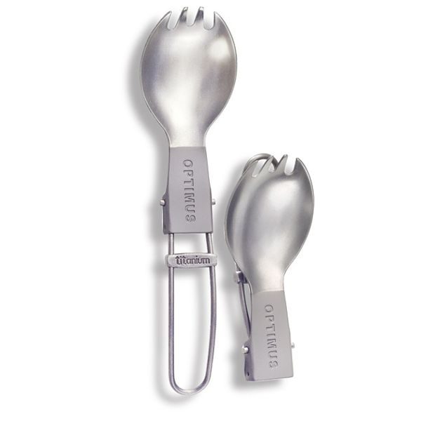 Titanium spork skládací