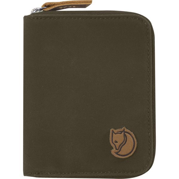 Zip Wallet Dark Olive