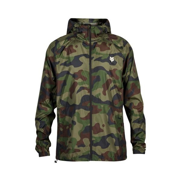 Fox Head Camo Windbreaker, Green Camo