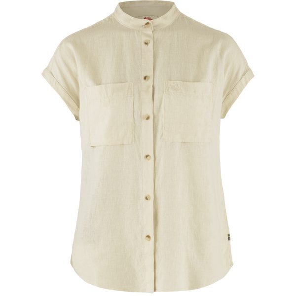 Övik Hemp Shirt SS W, Chalk White