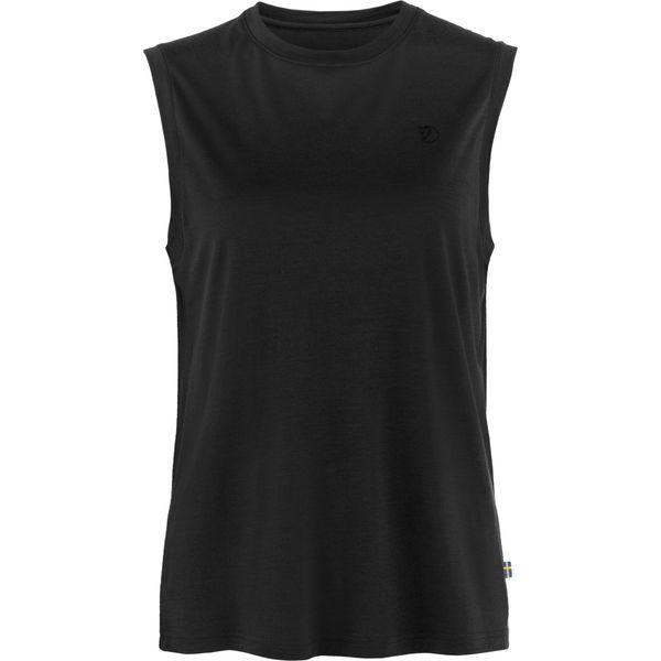 Abisko Wool Tank Top W Black