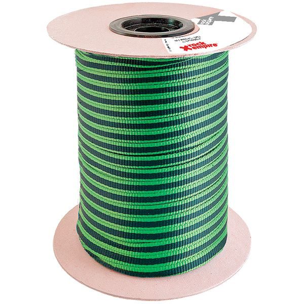 Webbing on a Bobbin 12mm, green