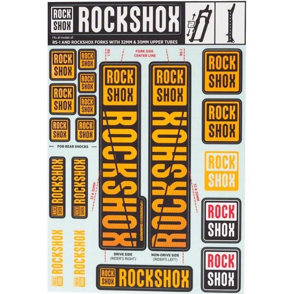 11.4318.003.499 - DECAL KIT 30/32/RS1 NE02 ORANGE
