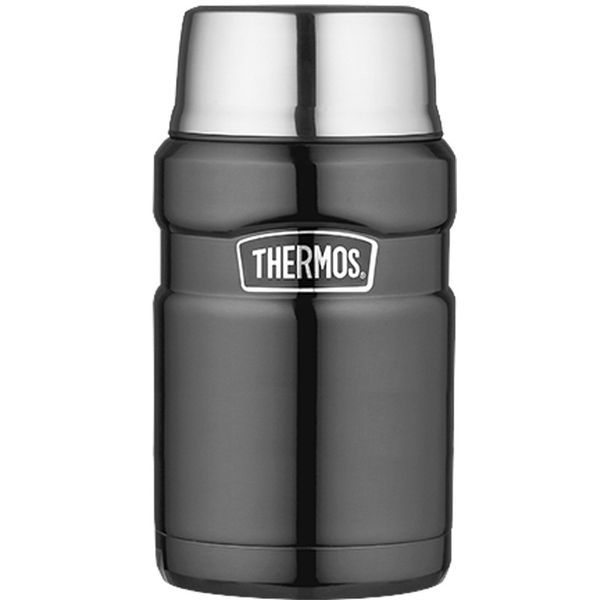 Termoska na jídlo se šálkem 710 ml metalicky šedá