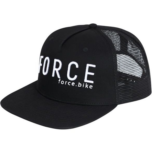 F TRUCKER LOGO 3D, černo-bílá