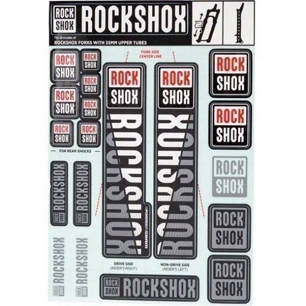 DECAL KIT 35MM DC WHITE