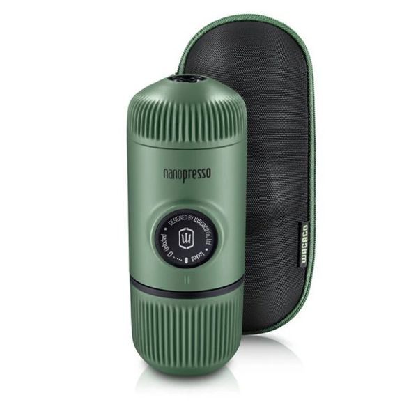 Nanopresso vč. pouzdra - mechově zelená