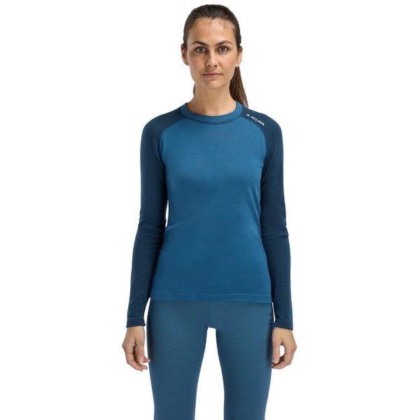 WarmWool Crewneck W's Blue Fusion/Midnight Navy