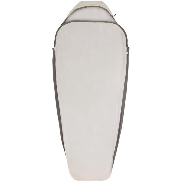 Silk Blend Sleeping Bag Liner - Mummy Compact Moonstruck Grey
