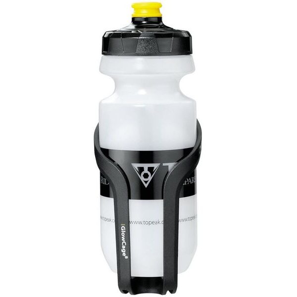 GLOW with integrated light, including bottle