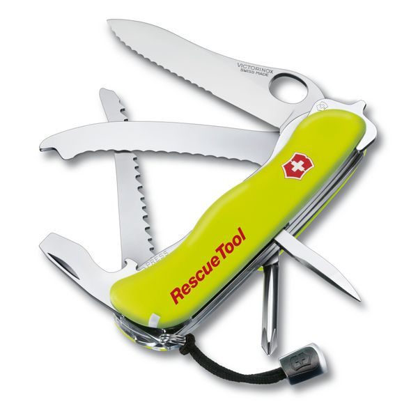 RESCUE TOOL MW, 111 mm, žlutá luminescentní, blister