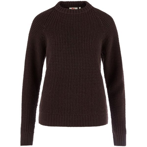 Övik Waffle Knit W Black Oak