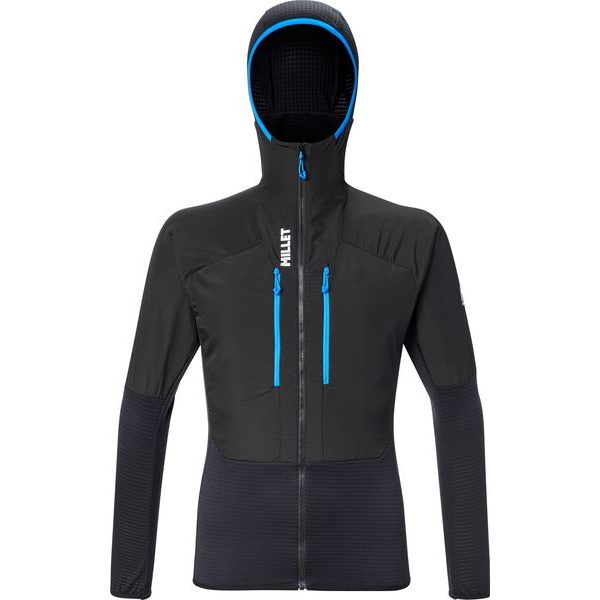 PARMELAN HYBRID HOODIE M BLACK - NOIR