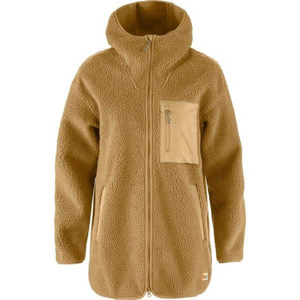 Vardag Pile Fleece Long W Buckwheat Brown